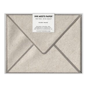 Letterpress Greeting Card Back View