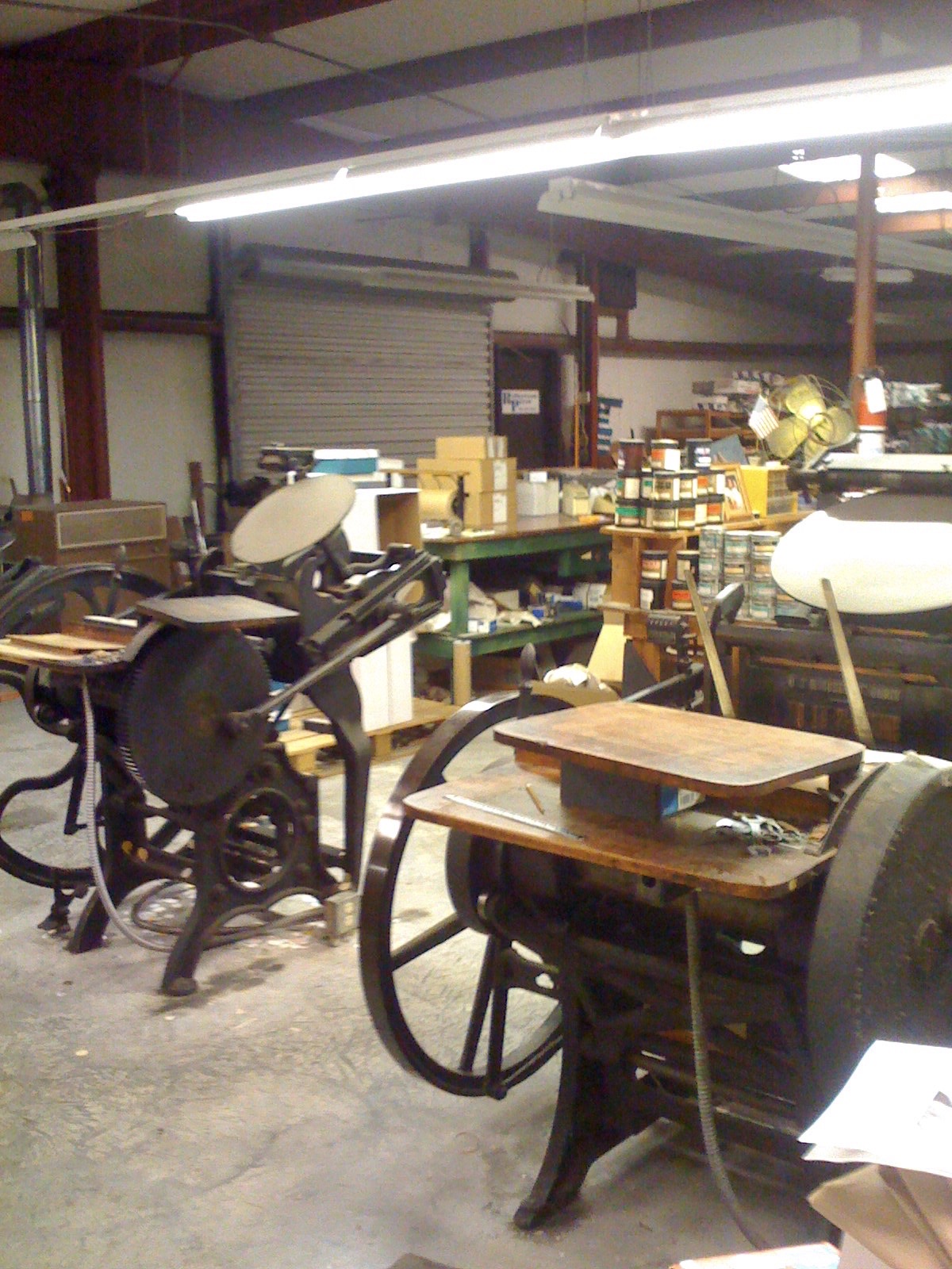 Printing presses and other printing equipment from Robertson Print Shop in Jacksonville, FL