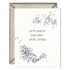 Love Story Letterpress Greeting Card with Envelope
