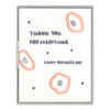 For Everything Letterpress Greeting Card