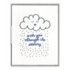 Through the Storms Letterpress Greeting Card