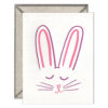 Easter Bunny Letterpress Greeting Card with Envelope