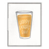 Hoppy Father's Day Beer Letterpress Greeting Card