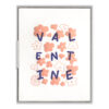 Valentine Bouquet Letterpress Greeting Card